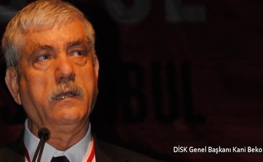 DİSK Genel Başkanı: Ya savaşı izleyeceğiz, ya da barıştan yana olacağız