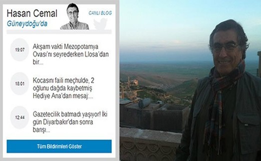 Hasan Cemal'den bir ilk: Canlı blog yayında!