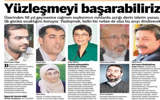 Ermenilerle yüzleşmeyi nasıl başaracağız