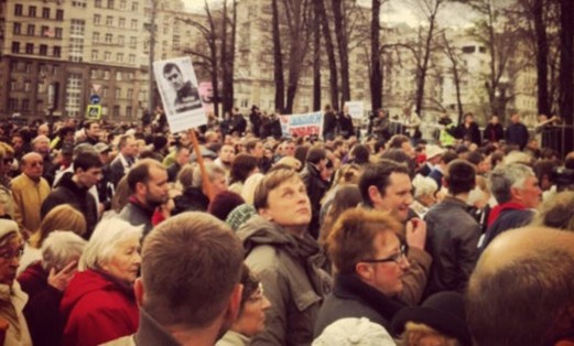 Putin muhaliflerinden protesto