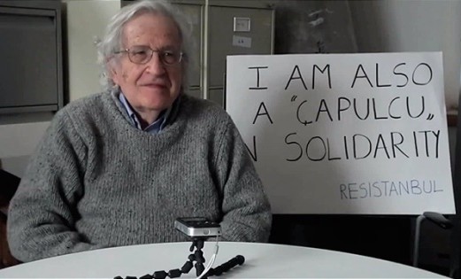 Noam Chomsky'den Gezi Parkı'na destek: Ben de çapulcuyum