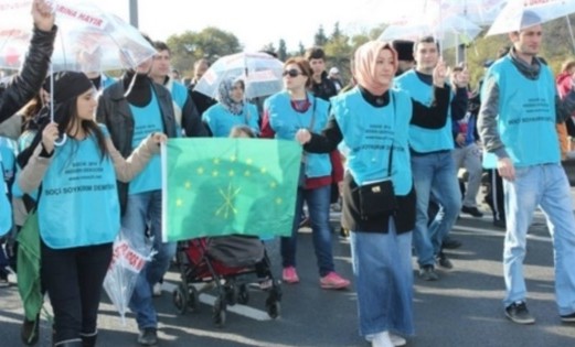 Avrasya Maratonu'nda 'Soçi' protestosu