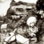 Kum sanatı tablolarında Rusya-Kafkas savaşı