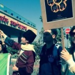İSRAİL ÇERKESLERİNDEN TEL-AVİV’DE SOÇİ PROTESTOSU